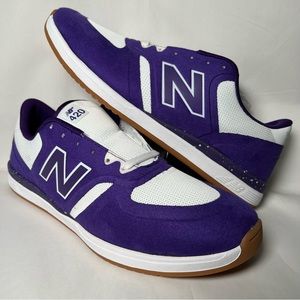 New Balance Purple and White Athletic Shoes